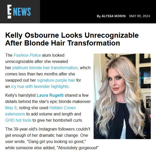 Hidden Crown in E News