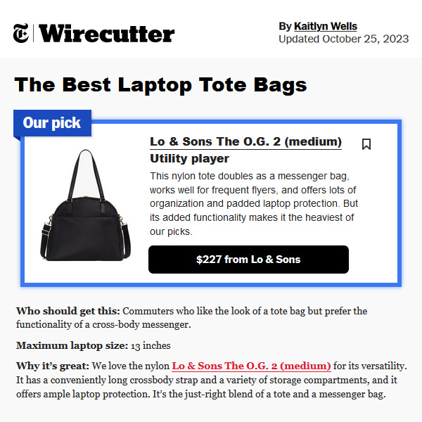 Lo & Sons in NY Times