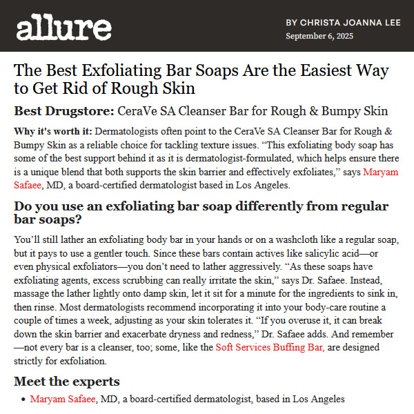 Maryam Safaee MD in Allure