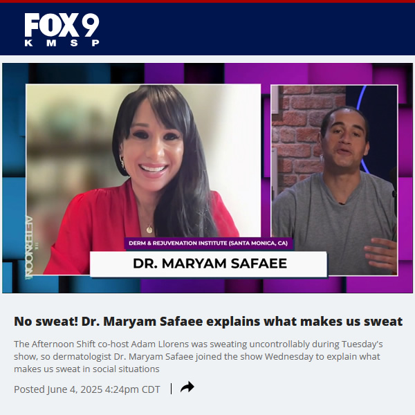 Maryam Safaee MD on FOX 9 KMSP