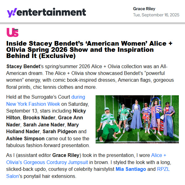 Mia Santiago in Yahoo